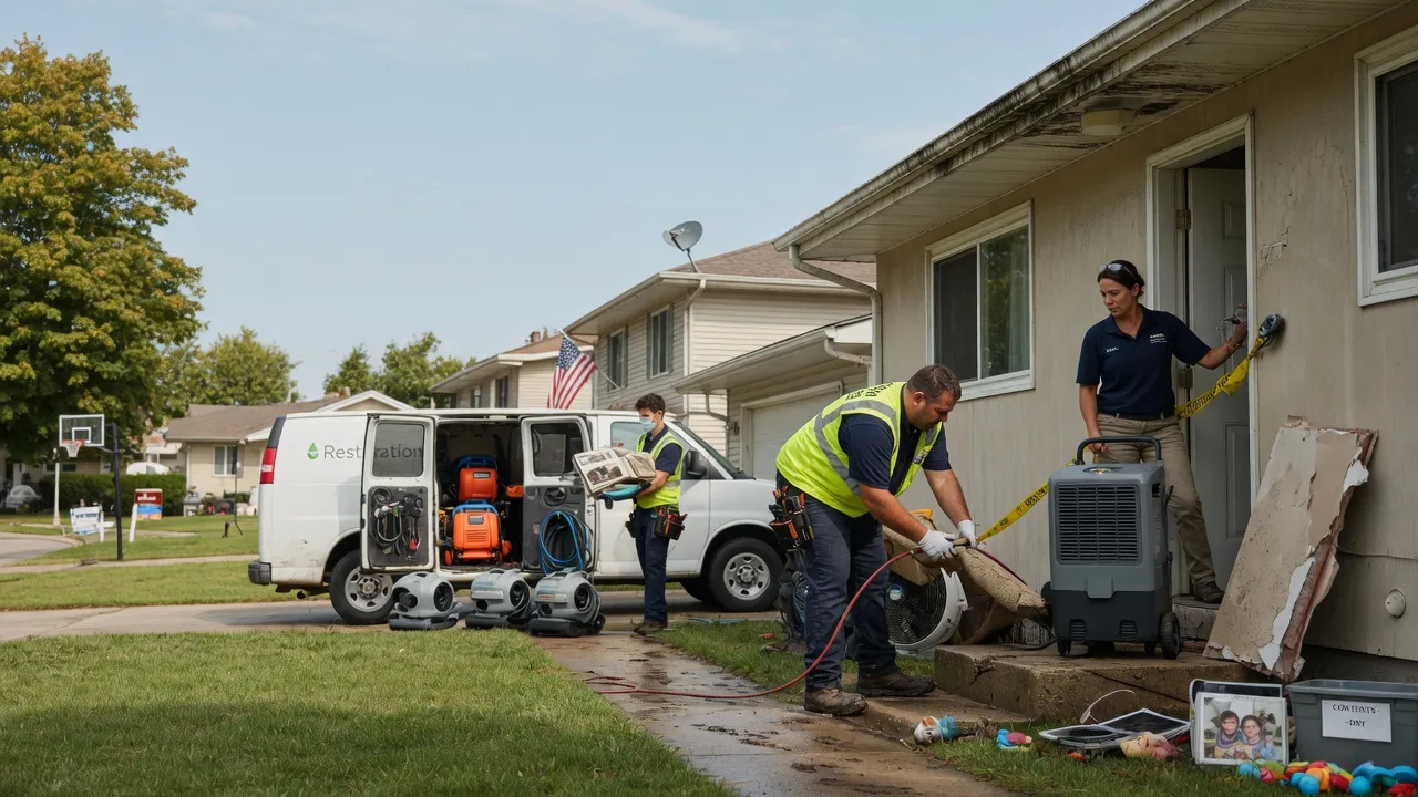 Water Damage Restoration in Pendleton, IN near me